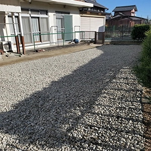 解体・防草シート施工(施工後)